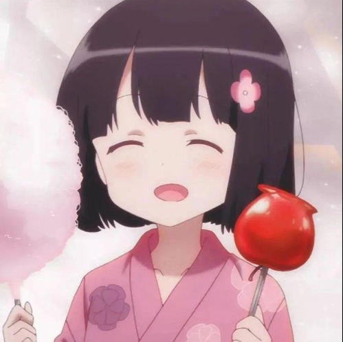 卡通女生頭像 簡單干凈的清新之美